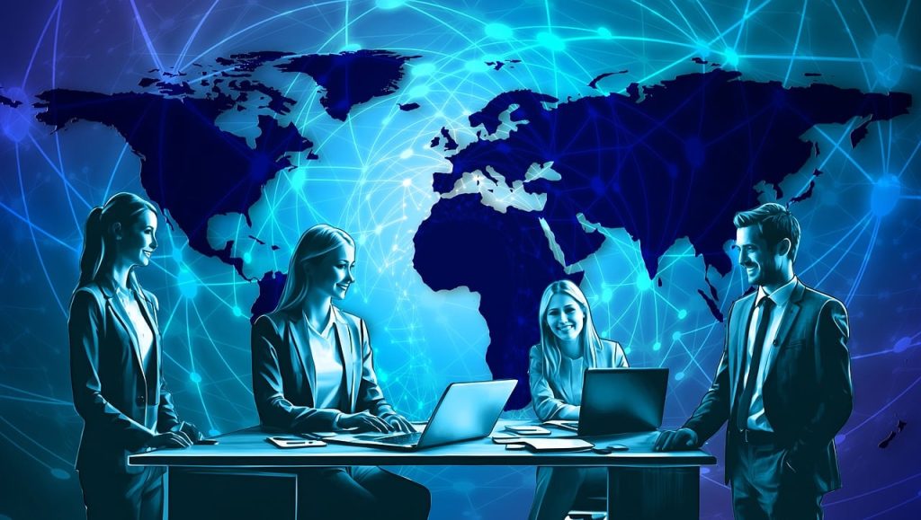 ai generiert, team, netzwerk